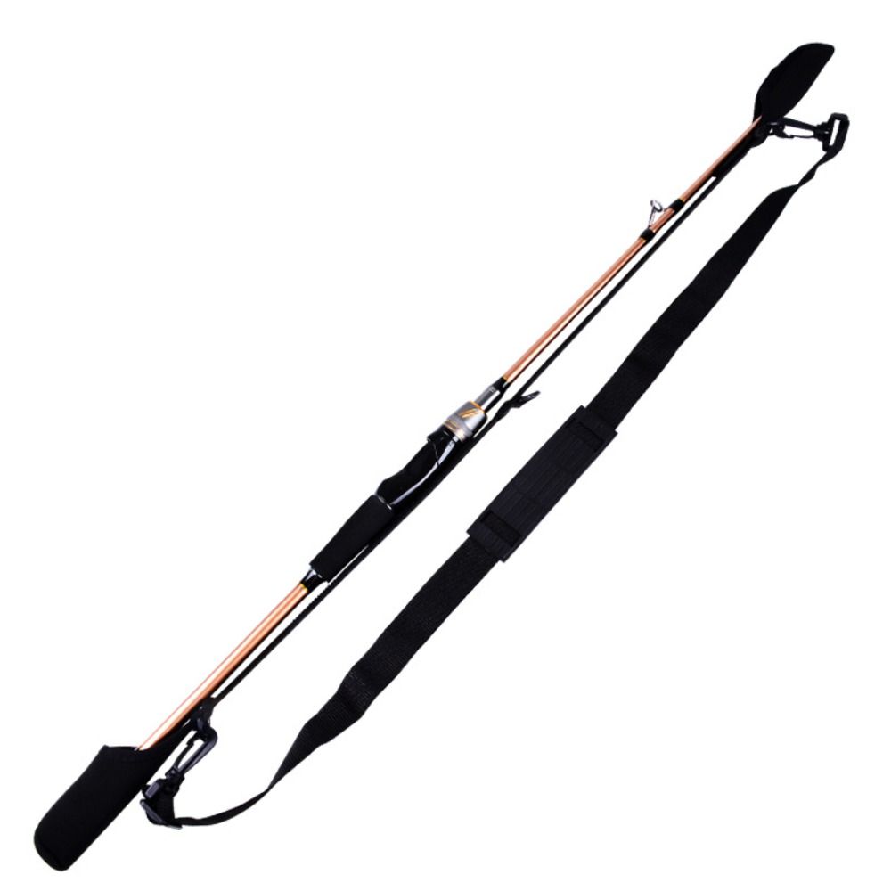 Fishing Line Spool - กระเป๋าเก็บคันเบ็ดแบบพกพา สายสะพายไหล่คันเบ็ดแบบปรับได้ เข็มขัดคันเบ็ด ตัวป้องกันรอก อุปกรณ์ตกปลา