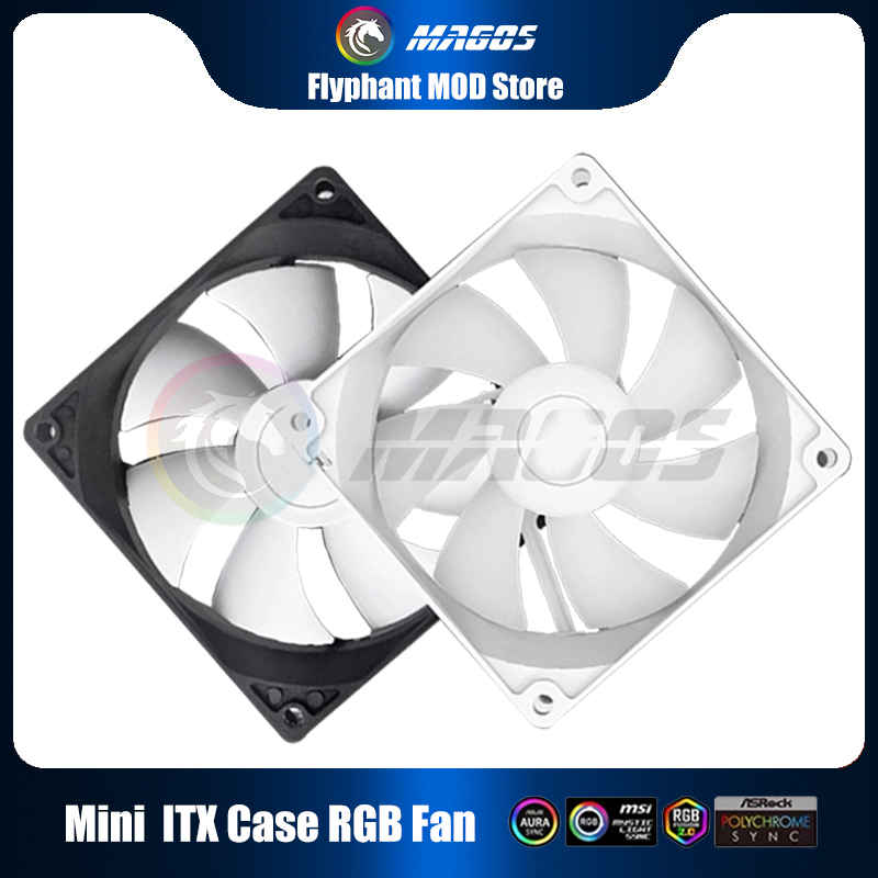 Fly Line - Mini ITX กรณี ARGB พัดลม 8