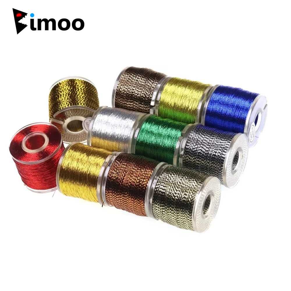 Fishing Line Spool - ด้ายโลหะสำหรับพันคันเบ็ด 100 หลา/ม้วน สำหรับทำคันเบ็ด ตกปลา ผูกห่วงตาไก่