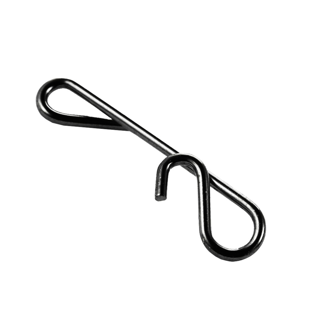 Monofilament Line - 50ชิ้น/แพ็คสายตกปลาสายไฟBraid Knotless ConnectorsตกปลาBarrelหมุนอุปกรณ์เสริมPesca Tackle Tool