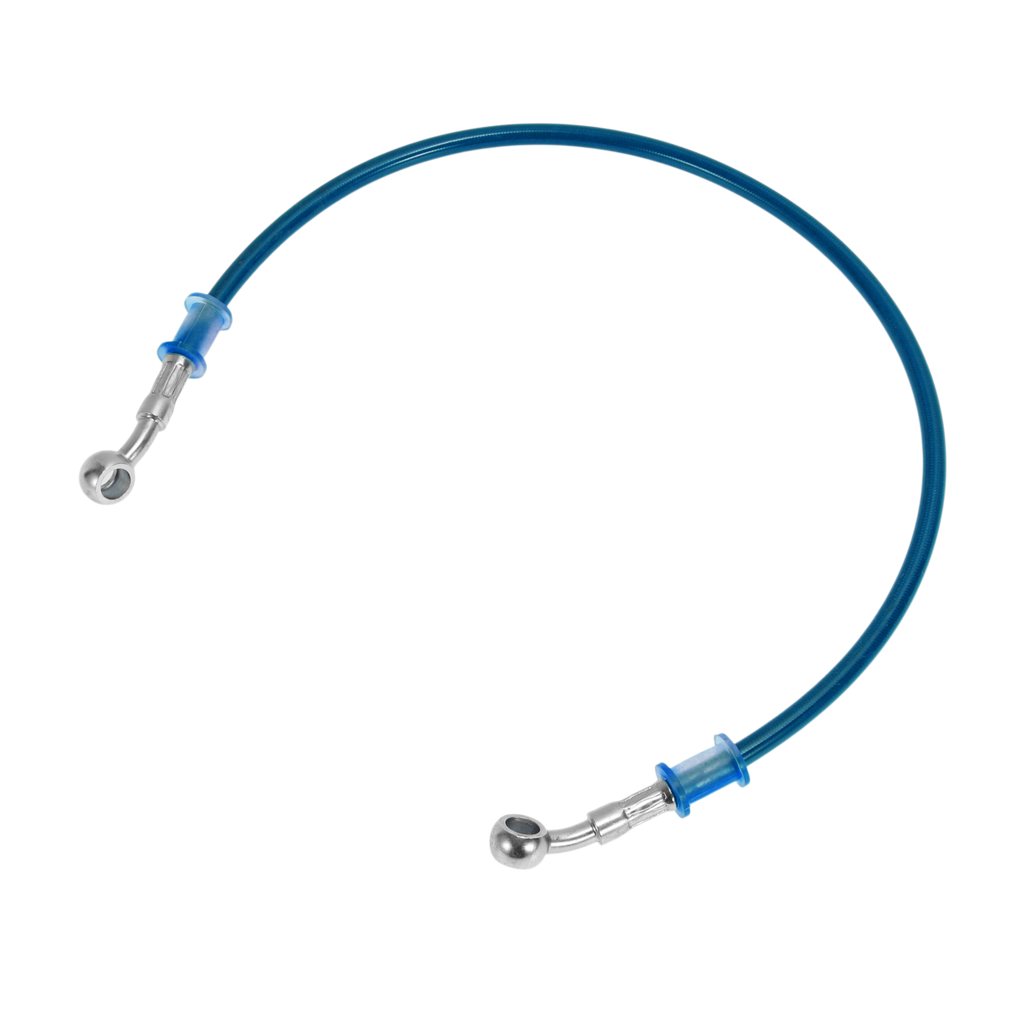 Braided Line - โมโตฟอร์ติสายยางน้ำมันเบรกคลัตช์มอเตอร์ไซค์ 60 ซม. สีฟ้า