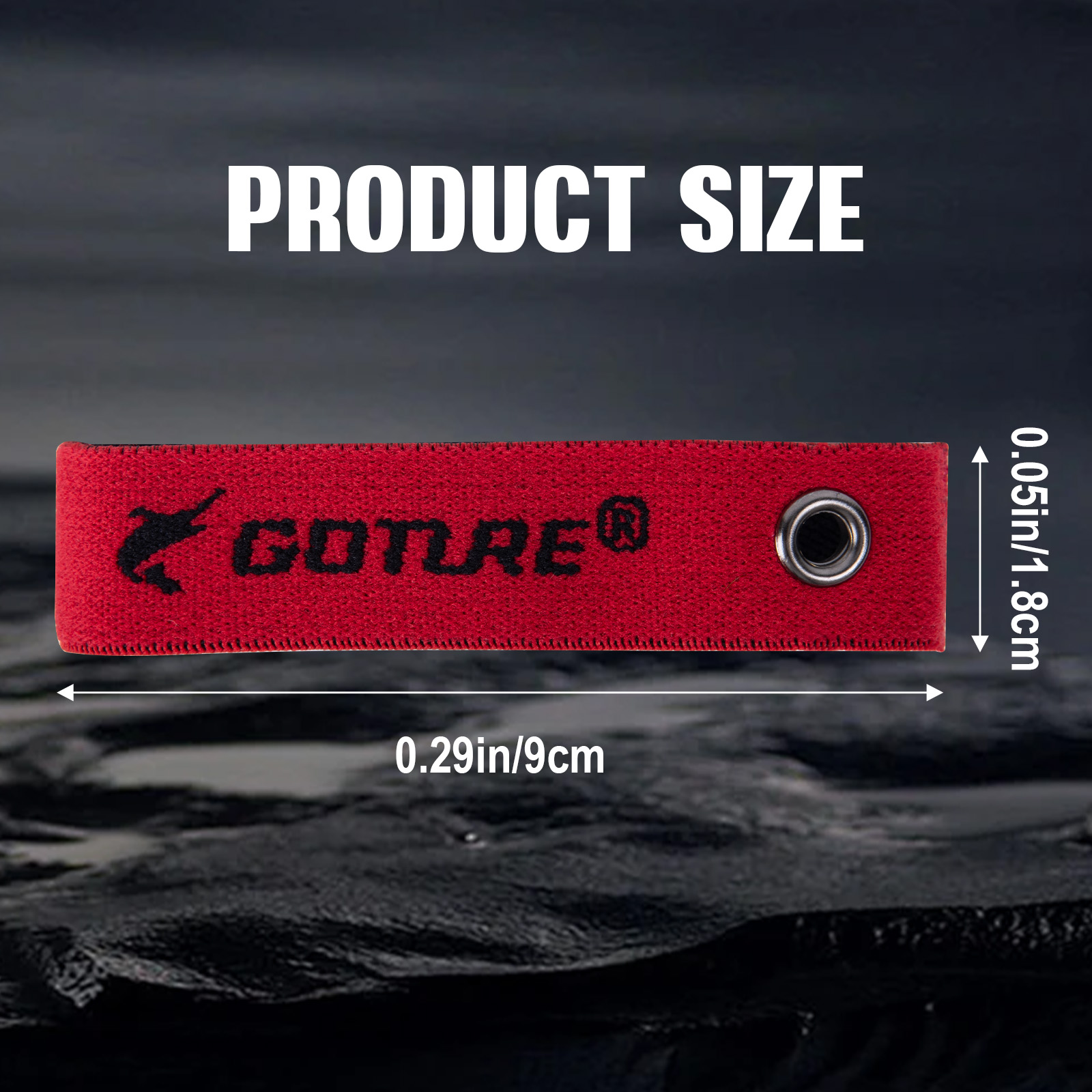 Fishing Line Spool - สายรัดสายเอ็นตกปลา Goture สายรัดยืดหยุ่นสูง เหมาะสำหรับทุกม้วนสายเอ็น พร้อมห่วงร้อยสาย สำหรับการจ่ายสายเอ็นอย่างรวดเร็ว