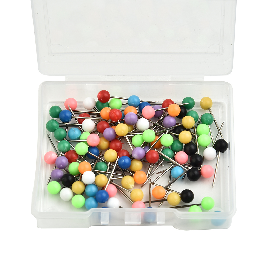 Fishing Line Box - อุปกรณ์ชิ้น/กล่อง100ตัวหมุดยึดสำหรับตกปลาคาร์พหัวกลมที่พันสายหัวหมุดหมุดตัวใหญ่อุปกรณ์เสริมสำหรับเบ็ดตกปลา