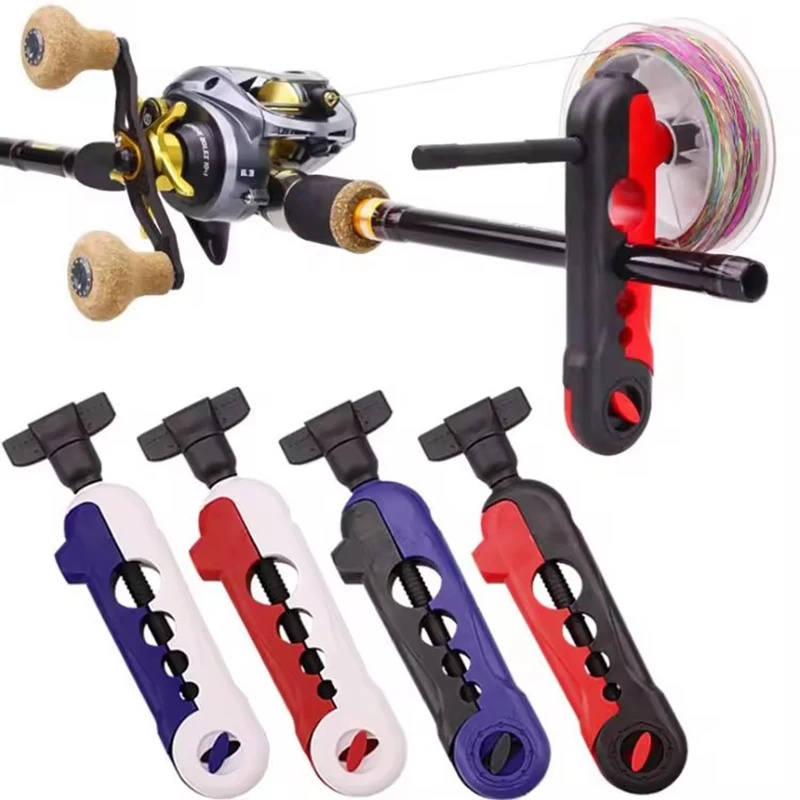 Fishing Line Spool - เครื่องม้วนสายเบ็ดแบบพกพา ปรับได้สำหรับขนาดต่างๆ ใช้ได้กับรอกเบ็ด บобин รอกม้วนสาย และสายเบ็ด