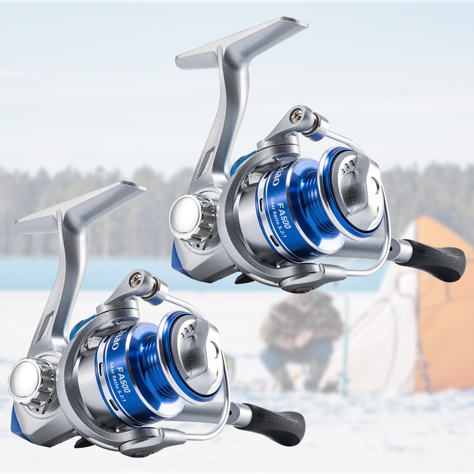 รอกตกปลาน้ำแข็ง Goture รุ่นใหม - Ice Fishing Line บทวิจารณ์และราคา