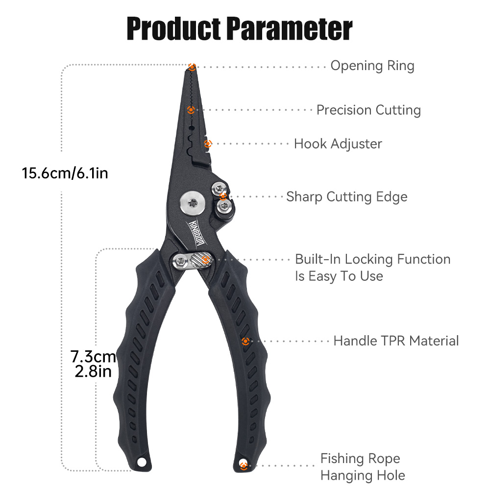 Kingdom คีมตกปลามัลติฟังก์ชั่แ - Fishing Line Cutter บทวิจารณ์และราคา