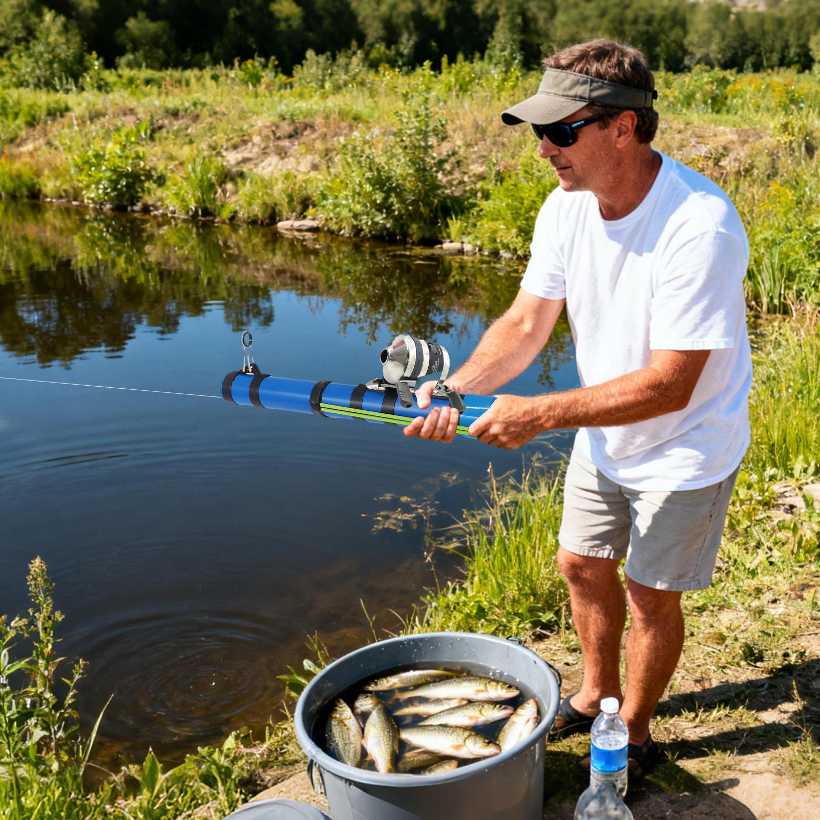 คันเบ็ดแบบหนังสติ๊ก ดีไซน์กะทั - Fishing Line Spooler บทวิจารณ์และราคา