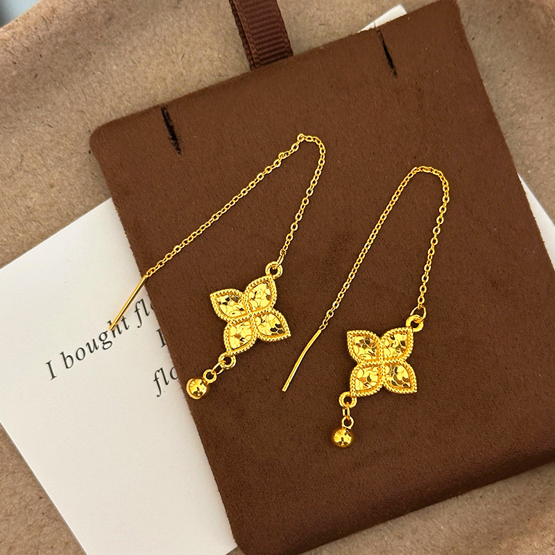 ต่างหูแฟชั่นทองคำ 18 กะรัต รูป - Freshwater Line บทวิจารณ์และราคา