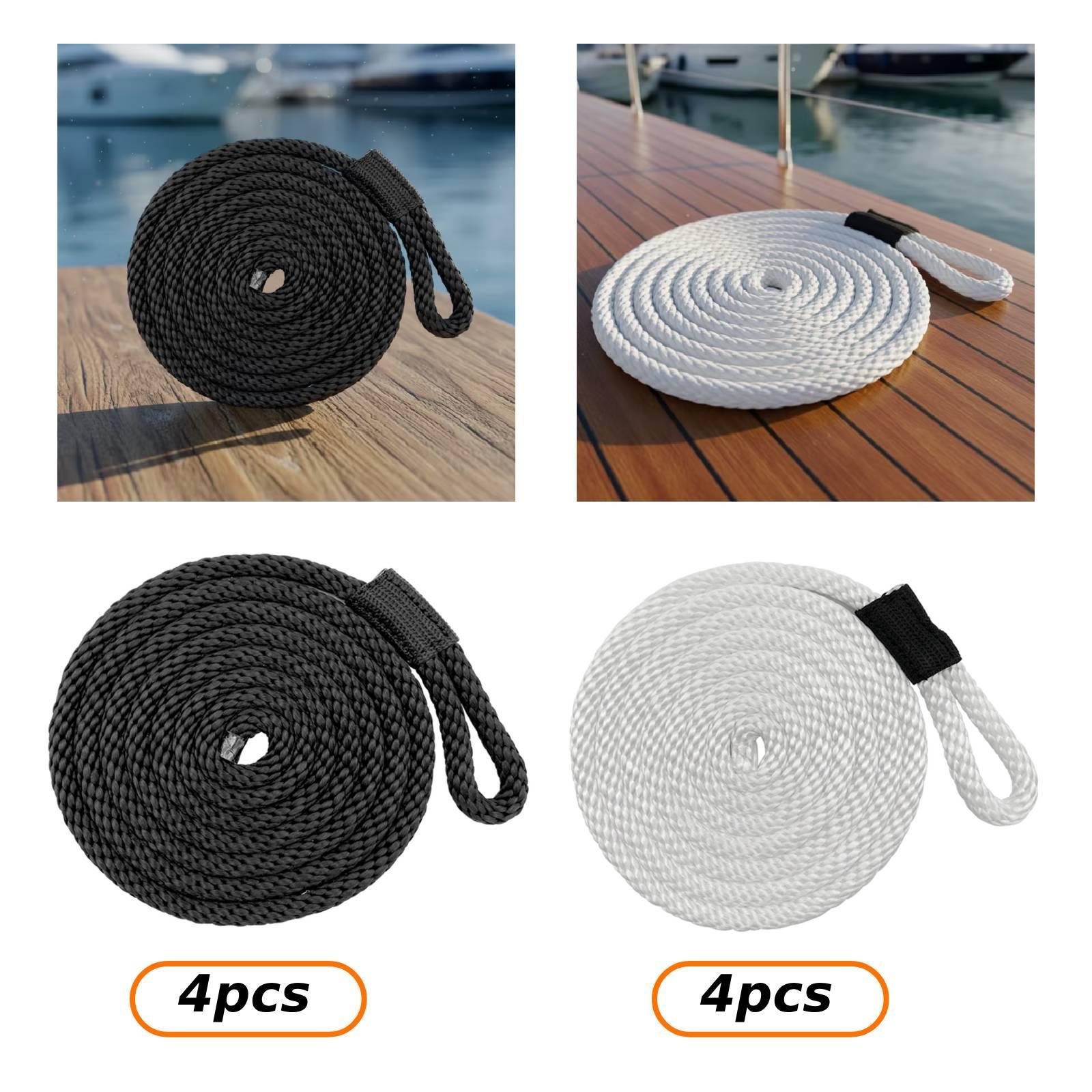 เชือกผูกเรือ 4 เส้น เชือกจอดเร - Braided Line บทวิจารณ์และราคา