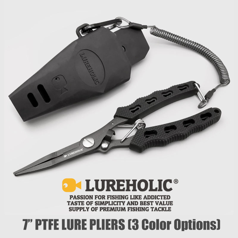 Lureholic 7 ”คีมตกปลาเคลือบ PT - Fishing Line Cutter บทวิจารณ์และราคา